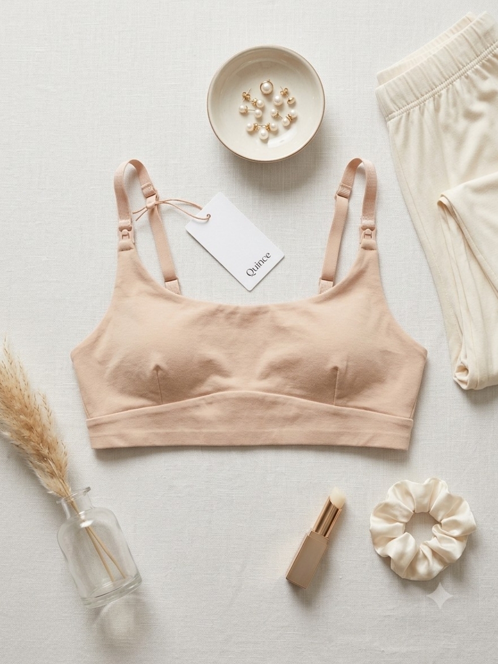 Quince Micromodal Nursing Bra
